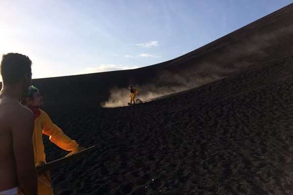 Vulkan Surfen Cerro Negro Ausruestung