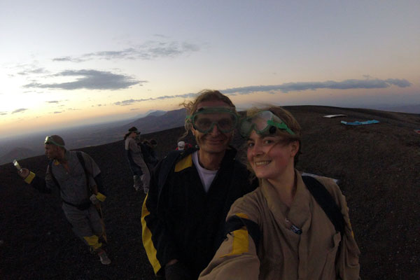 Vulkan Surfen Cerro Negro Bekleidung