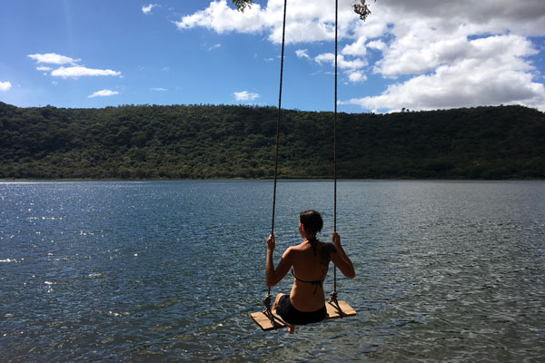 Laguna de Asososca Schaukel